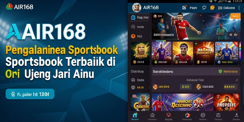 Tampilan gameplay yang mendebarkan dari aplikasi Sportsbook.
