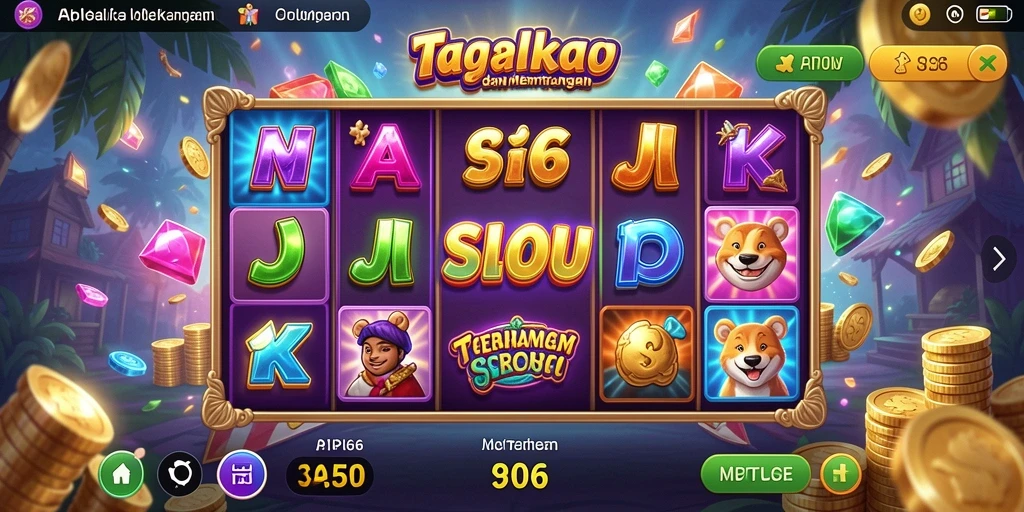 Screenshot API66 menampilkan gameplay slot yang mendebarkan dan fitur menarik.