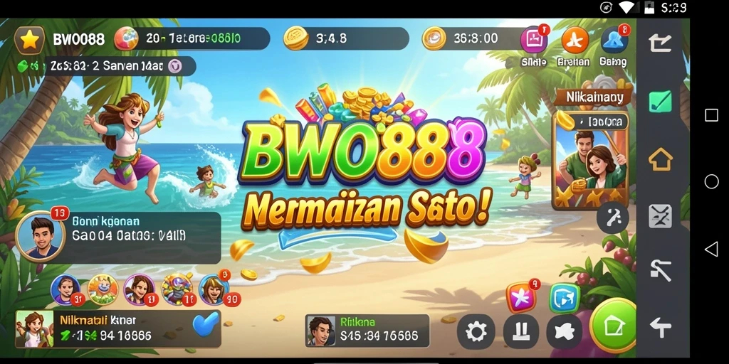Gameplay BWO888 yang santai dan seru untuk semua.