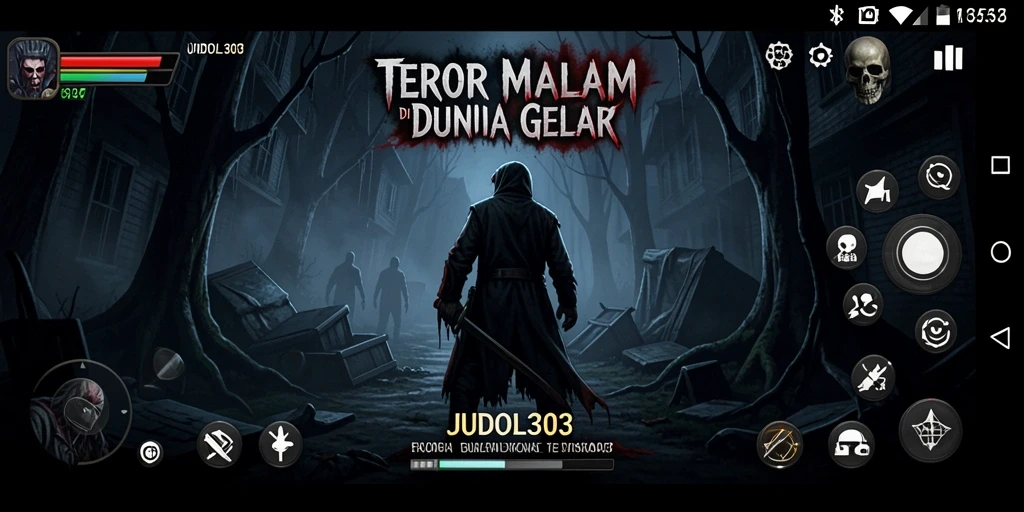 Tangkapan layar JUDOL303 menampilkan adegan mencekam di lingkungan gelap.