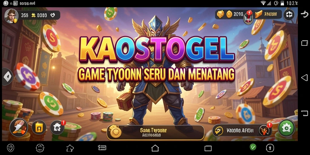 Tangkapan layar menampilkan gameplay seru KAOSTOGEL yang penuh tantangan Tycoon.