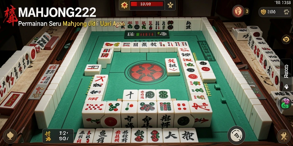 Gameplay seru Mahjong dalam MAHJONG222 yang mengasyikkan.
